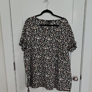 Floral Print Women's Top